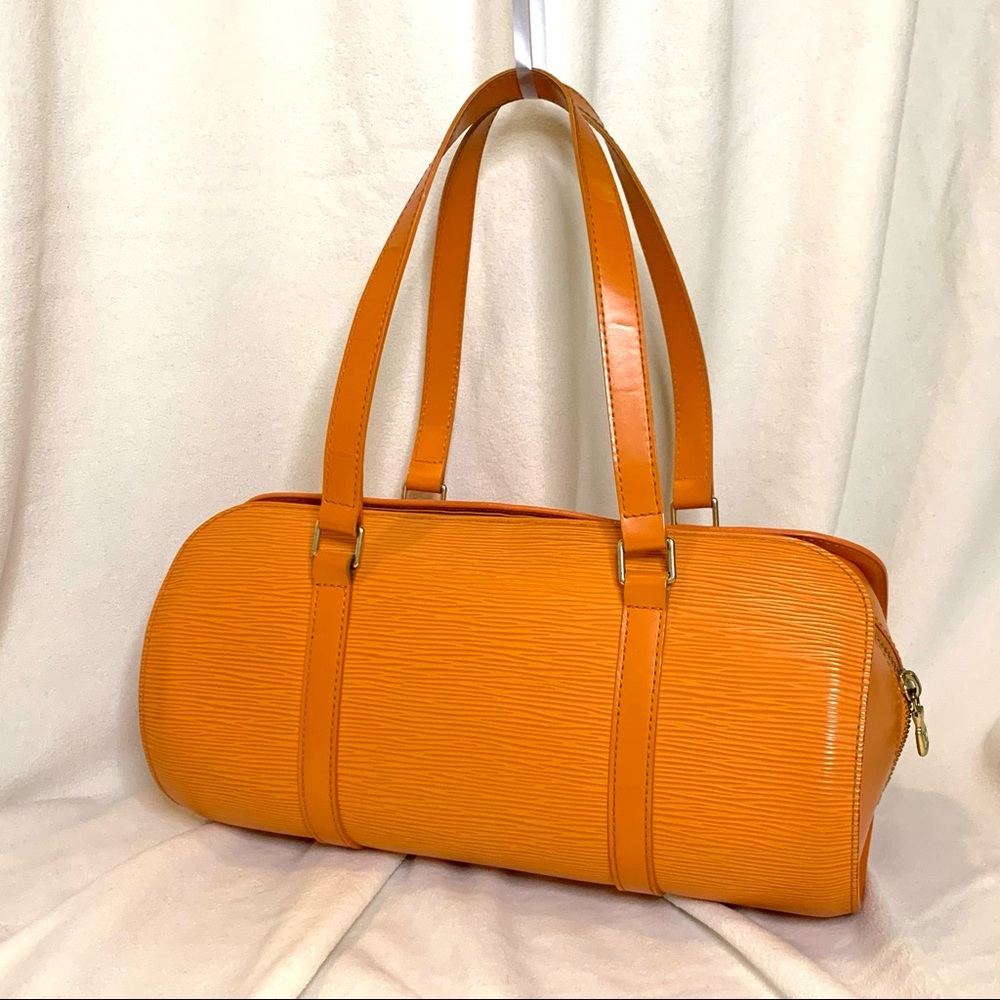 Louis Vuitton Epi Soufflot Mandarin Barrel Bag
